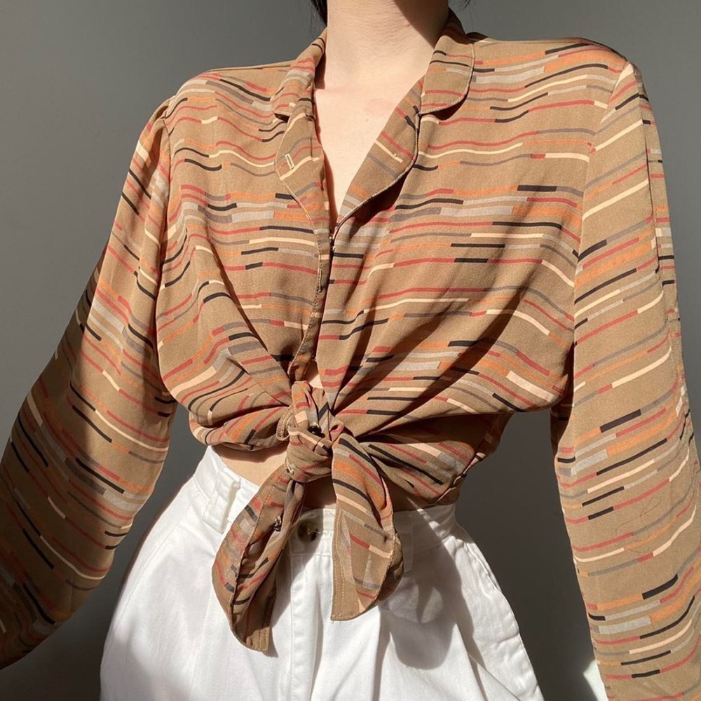 Brown Blouse